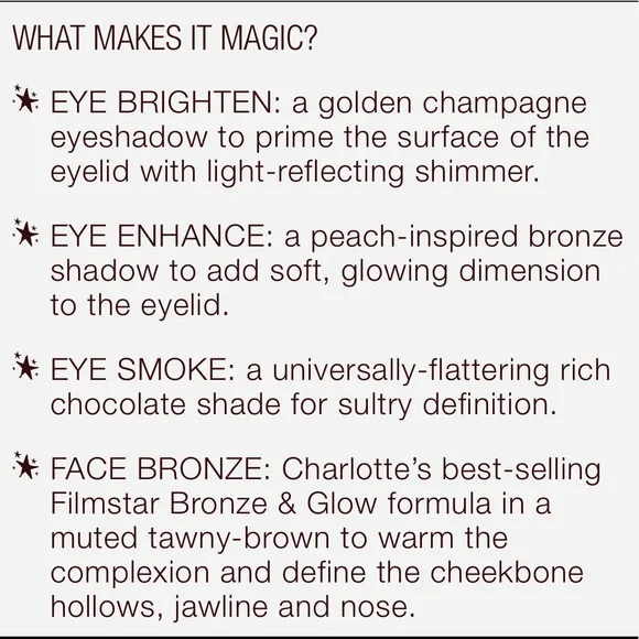 🌹CHARLOTTE TILBURY INSTANT LOOK IN A PALETTE STONED ROSE BEAUTY - Picture 9 of 10